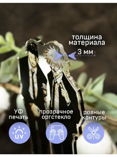 Стенд акриловый Годжо и Гето