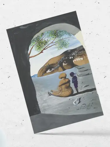 Набор открыток Дали, 6 шт.
