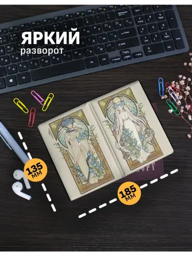 Обложка на паспорт Фрирен и Химмель