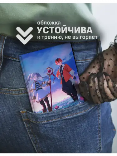 Обложка на паспорт Фрирен, провожающая в последний путь