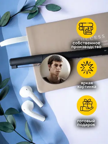 Набор значков Бегущий в лабиринте Томас, 6 шт.