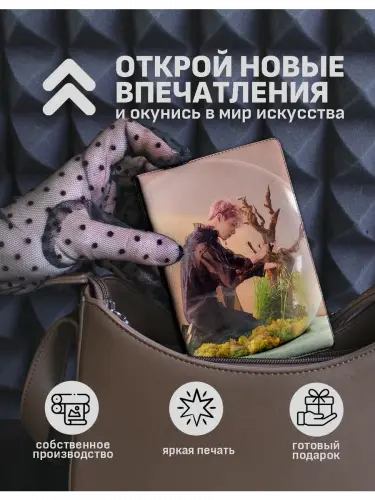 Обложка на паспорт кпоп BTS Jungkook