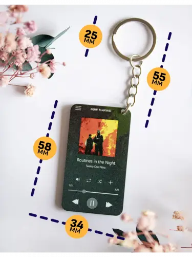 Брелок акриловый Routines in the Night Twenty One Pilots