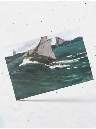 Набор открыток Клод Моне: морские пейзажи, 6 шт.