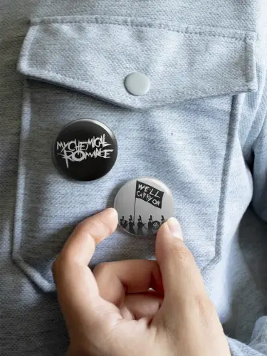 Набор значков My Chemical Romance Black Parade, 6 шт.