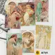 Набор открыток Альфонс Муха: Времена года, 6 шт.