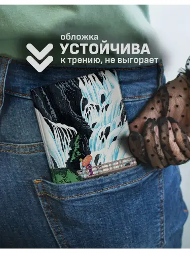 Обложка на паспорт Сётэй Такахаси Водопад Сиракумо в Никко
