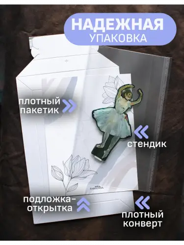 Стенд акриловый Балерина Эдгар Дега