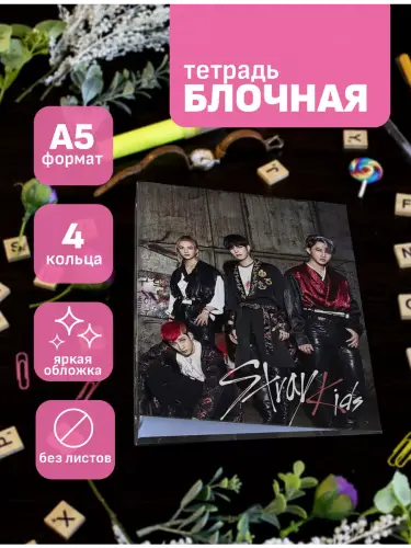 Блочная тетрадь Stray Kids концепт альбома In Life