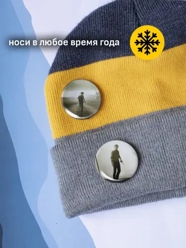 Набор значков Ходячие мертвецы, 6 шт.