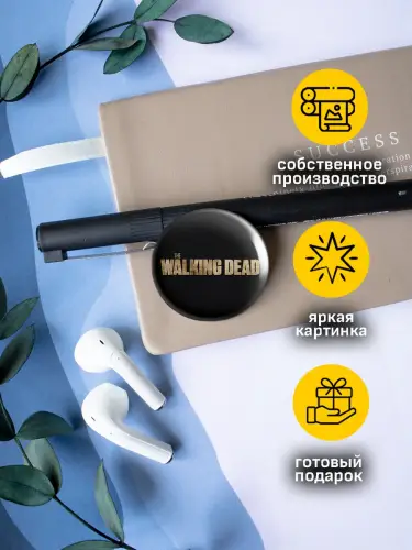 Набор значков Ходячие мертвецы, 6 шт.