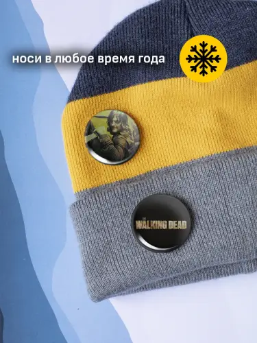 Набор значков Ходячие мертвецы, 6 шт.