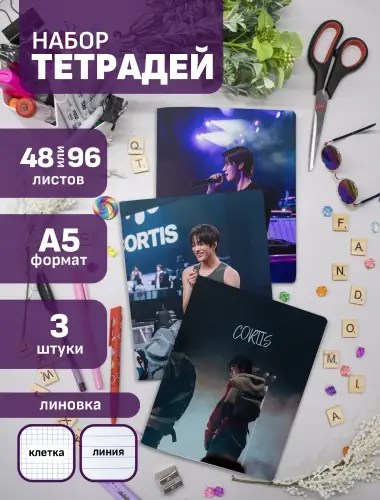 Набор тетрадей Cortis kpop