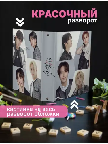 Блочная тетрадь Stray Kids