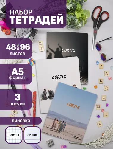 Набор тетрадей Cortis kpop