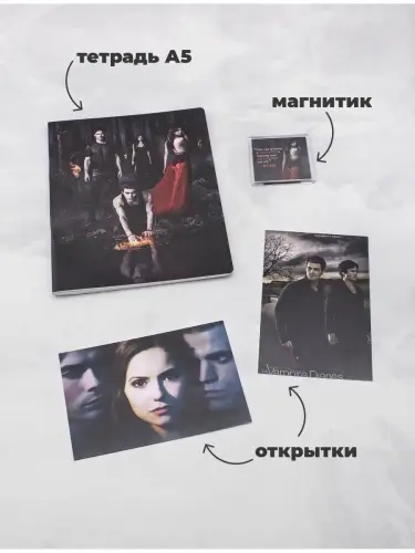 Бокс Дневники вампира, 12 предметов