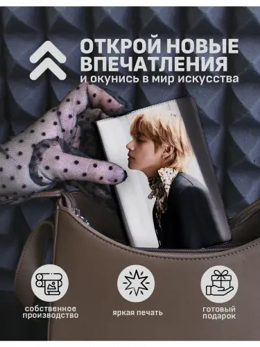 Обложка на паспорт кпоп BTS V