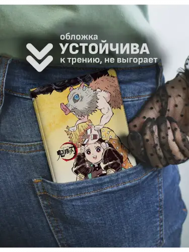 Обложка на паспорт Истребитель демонов