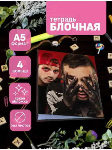 Блочная тетрадь Twenty One Pilots Blurryface