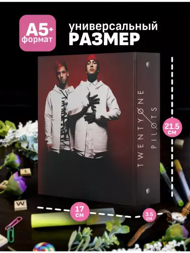 Блочная тетрадь Twenty One Pilots Blurryface