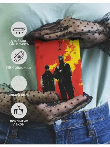Обложка на паспорт Twenty One Pilots Clancy