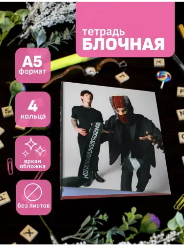 Блочная тетрадь Twenty One Pilots Clancy