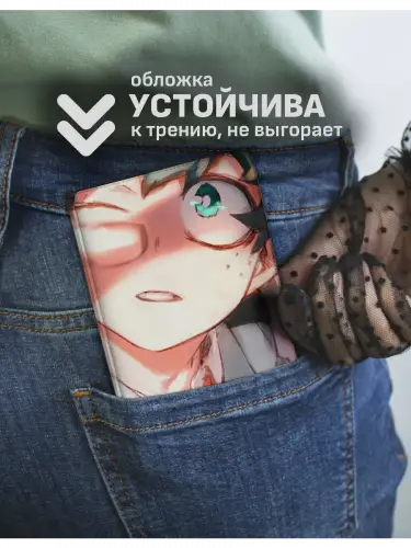 Обложка на паспорт МГА: Изуку Мидория