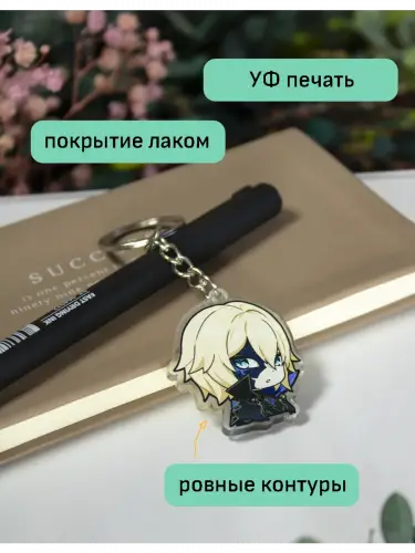 Брелок акриловый Дайнслейф Genshin Impact