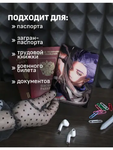 Обложка на паспорт МГА: Хитоши Шинсо
