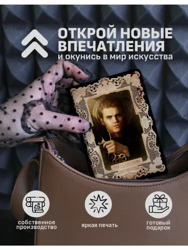 Обложка на паспорт Дневники вампира Стефан Сальваторе