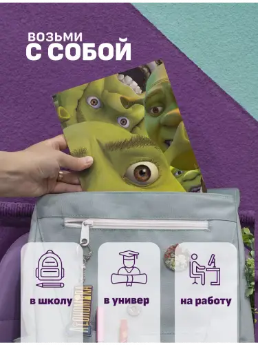 Набор тетрадей Шрек