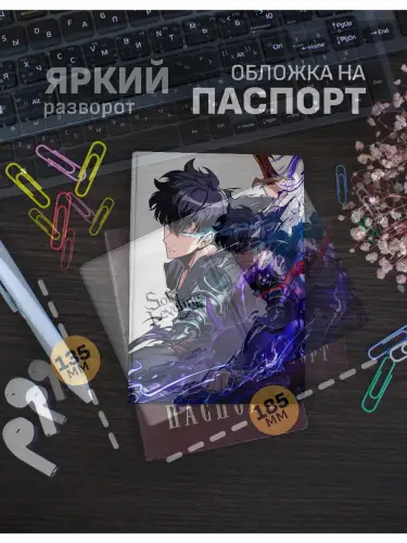 Обложка на паспорт Solo Leveling