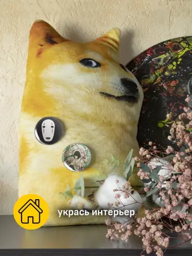 Набор значков Унесенные призраками аниме Хаяо Миядзаки, 6 шт.