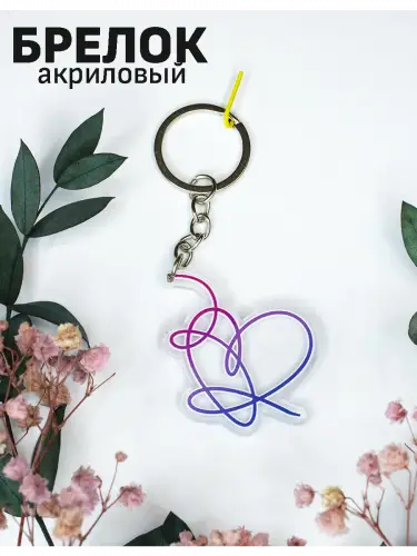 Брелок акриловый BTS