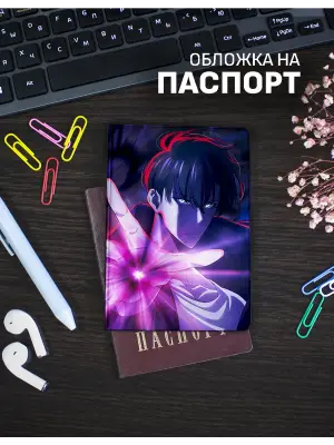 Обложка на паспорт Solo Leveling: Сон Джин Ву
