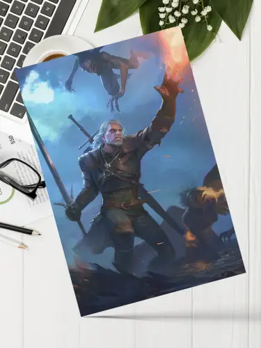 Набор открыток the Witcher Геральт, 6 шт.