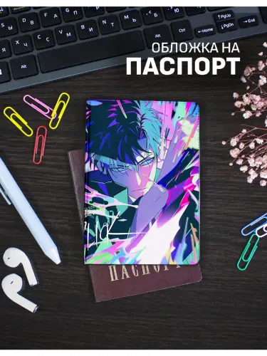 Обложка на паспорт Solo Leveling: Сон Джин Ву