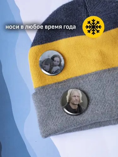 Набор значков Голодные игры, 6 шт.