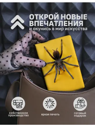 Обложка на паспорт Пауки