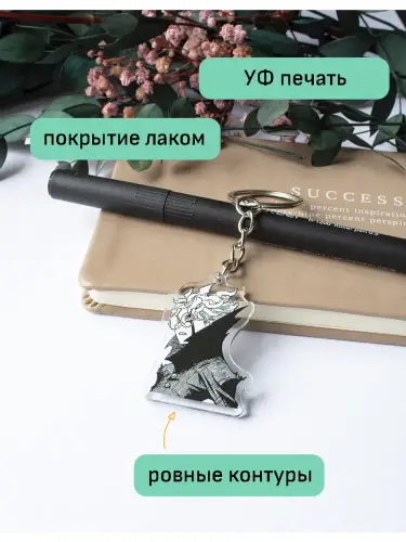 Брелок акриловый Кен Такакура Дандадан