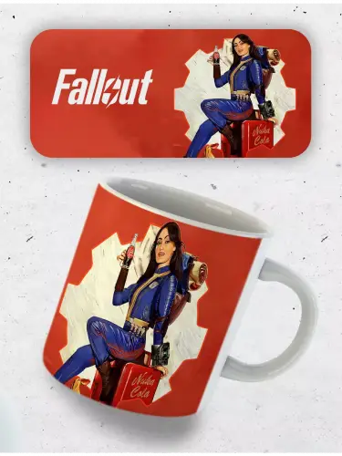 Кружка Fallout сериал Люси Маклин, 330 мл.