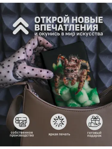 Обложка на паспорт Пауки