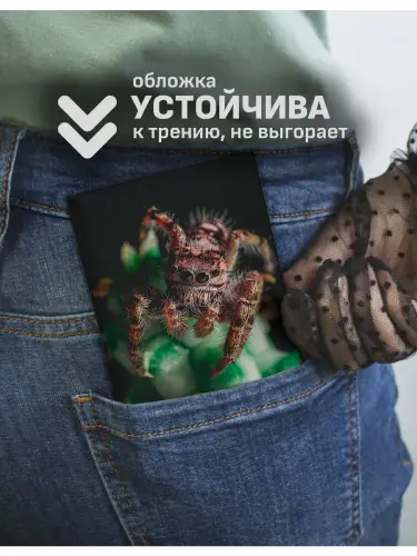 Обложка на паспорт Пауки