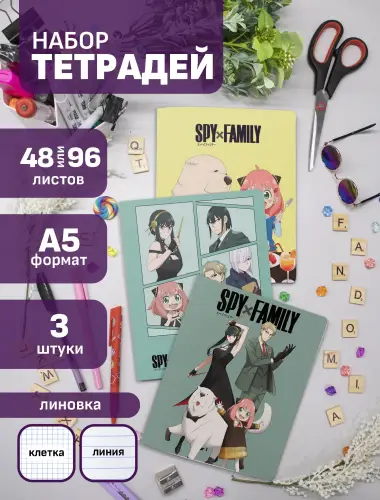 Набор тетрадей Семья шпиона