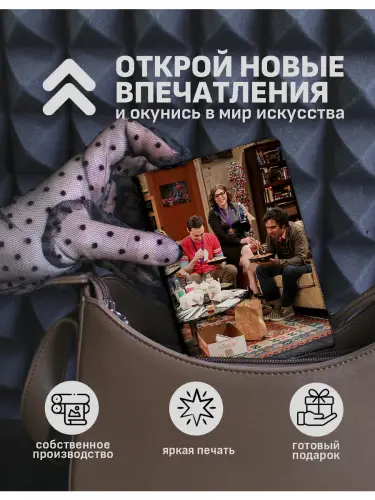 Обложка на паспорт Теория большого взрыва