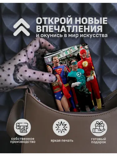 Обложка на паспорт Теория большого взрыва