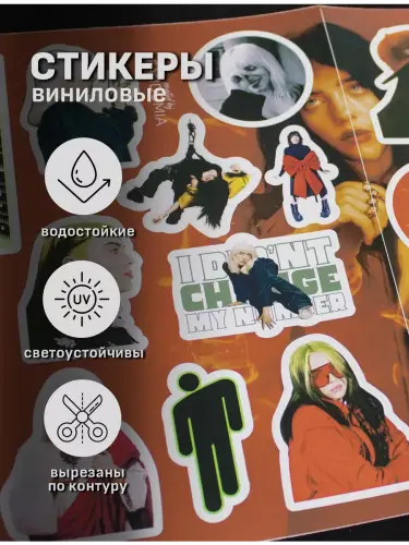 Бокс Билли Айлиш, 12 предметов