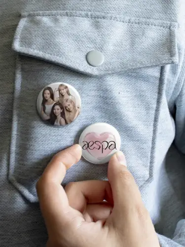 Набор значков Aespa, 6 шт.