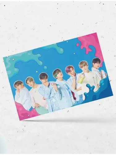 Набор открыток кпоп BTS, 6 шт.
