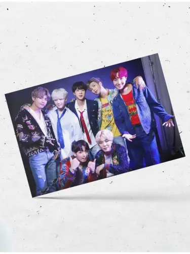 Набор открыток кпоп BTS, 6 шт.
